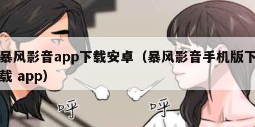 暴风影音app下载安卓(暴风影音手机版下载 app)